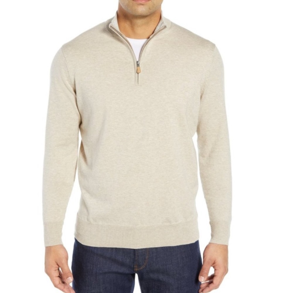 XL tan Peter Millar pullover never worn